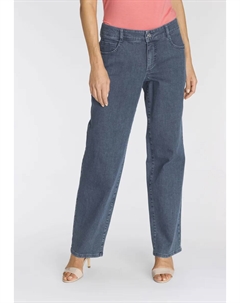 Удобные джинсы "Gracia", женственный крой, синий Mac