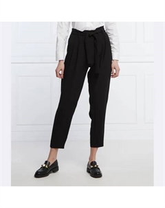 Брюки приталенного кроя Hereta, черный Hugo