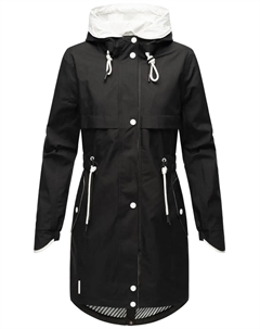 Полупальто Наваху "Xankaa", модная женская парка-переходник, черный Navahoo