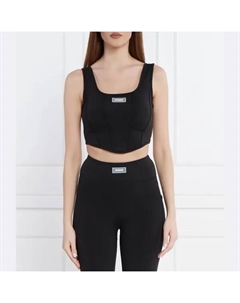 Укороченный топ, черный Guess