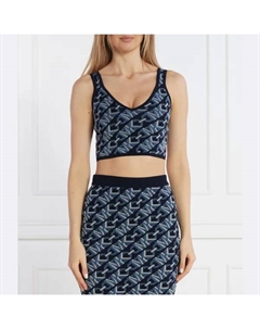 Облегающий топ, синий Michael kors