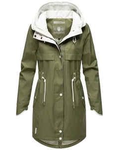 Полупальто Наваху "Xankaa", модная женская парка-переходник, зеленый Navahoo