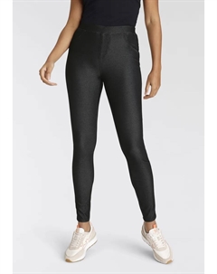 Джинсовые джеггинсы, завышенная талия, черный Arizona