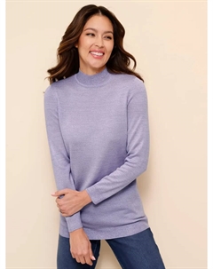 Свитер с воротником стойкой "длинный свитер", цвет Lavendel-Ecru-Meliert Classic basics