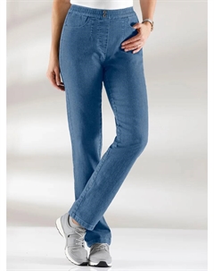 Джинсы с эластичной талией (1 шт.), цвет Blue-Bleached Classic basics