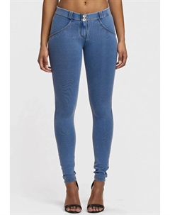 Джеггинсы "WRUP2RC002ORG" с эффектом лифтинга и моделирования, голубой Freddy