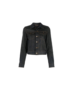 Пальто женское укороченное, синий Saint laurent