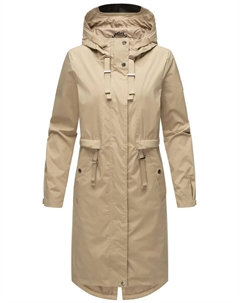 Полупальто Наваху "Silberperlee", стильное водоотталкивающее пальто с капюшоном, бежевый Navahoo