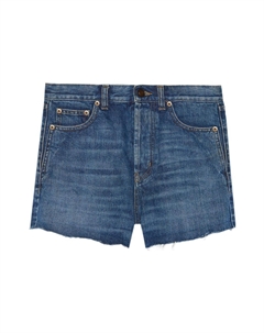 Шорты женские, синий Saint laurent