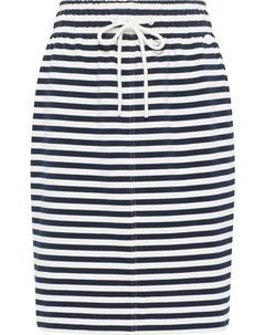 Юбка длиной до колена, цвет marine weiss Dreimaster