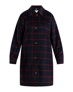 Переходное пальто, цвет karo dunkelmarine rot Dreimaster