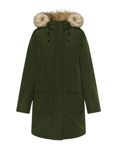 Пуховик, темно-зеленый Dreimaster