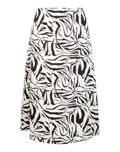 Юбка длиной до колена, цвет weiss schwarz Faina