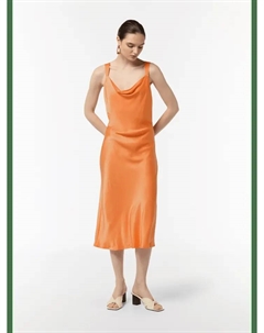 Длинное платье, оранжевый Comma,