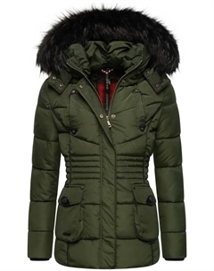 Пуховик, оливковый Marikoo