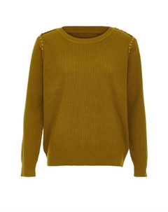 Пуловер, оливковый Dulcey