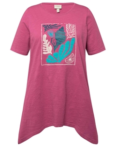 Футболка, фуксия Ulla popken