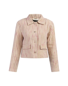 Блейзер, цвет pink wollweisser streifen Faina