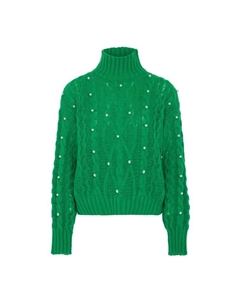 Пуловер, зеленый Faina