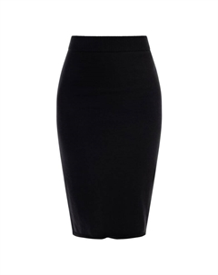 Юбка длиной до колена, черный Faina