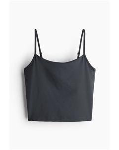 Короткая спортивная майка drymove, серый H&m