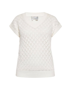 Свитер-жилет, белый Usha