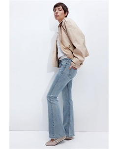 Расклешенные низкие джинсы, синий H&m