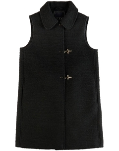 Фактурный жилет с декором Ganci, черный Fay