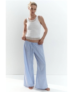 Хлопковые пижамные штаны, синий H&m