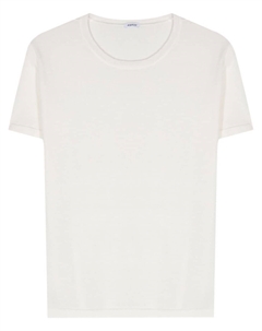 Джемпер тонкой вязки с короткими рукавами, белый Aspesi
