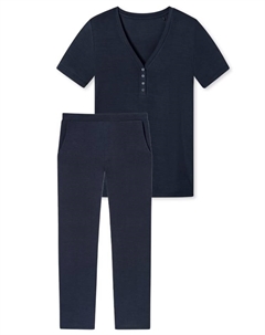 Ночное белье, темно-синий Schiesser