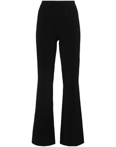 Расклешенные брюки со швами, черный Ermanno scervino