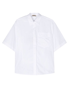 Рубашка с вышитым логотипом, белый Herno