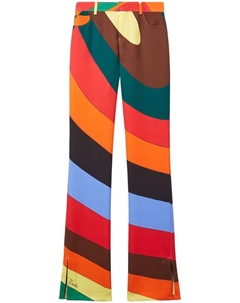 Брюки с принтом Iride, оранжевый Pucci