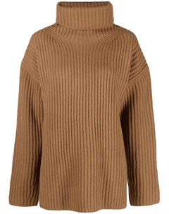 Джемпер с высоким воротником, коричневый Joseph