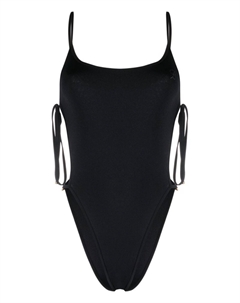 Купальник с завязками, черный Blumarine