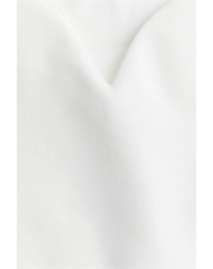 Короткая рубашка с открытыми плечами, белый H&m