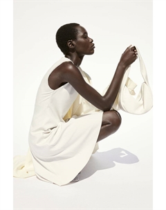 Расклешенное платье, бежевый H&m