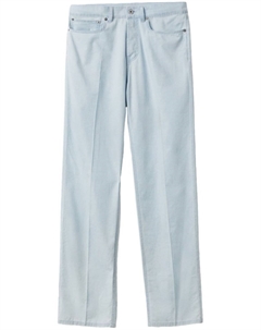 Прямые джинсы средней посадки, синий Miu miu