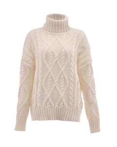 Свитер с высоким воротом, белый Mymo