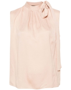Шелковая блузка с высоким воротником, розовый Givenchy