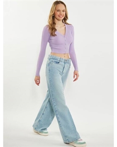 Укороченный кардиган, фиолетовый Mymo