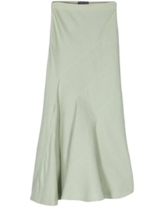 Юбка макси из смесового льна, зеленый Lorena antoniazzi