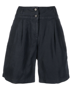 Шорты-бермуды со складками, синий Aspesi