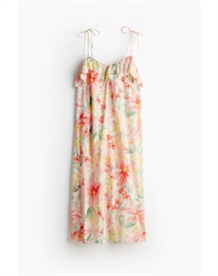 Платье Flounce-trimmed Camisole, розовый H&m