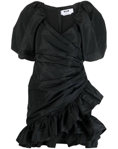 Платье с пышными рукавами, черный Msgm
