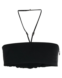 Топ-бралетт с воротником-халтером, черный Dsquared2