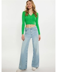 Укороченный кардиган, зеленый Mymo