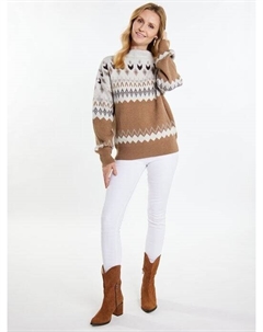 Вязаная кофта, бежевый Usha