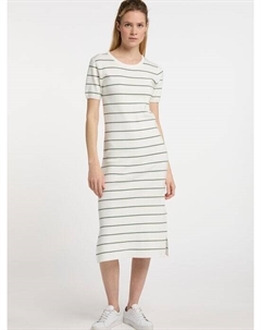 Трикотажное платье, белый Dreimaster